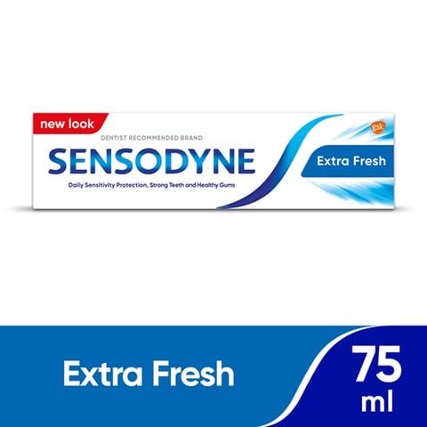 Sensodyne Toothpaste for Sensitive Teeth Extra Fresh Flavour 75 ml