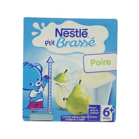 Buy Nestle Ptit Brasse Pear 100g X Pack Of 4 Online Shop Baby Products On Carrefour Uae