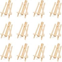 Generic Bright Creations Tabletop Display Easel, Pack Of 12, 11 Inches, Wood