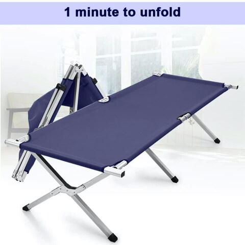 Folding camping hot sale cot bed