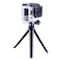 O Ozone Tripod Mount [ Three Way Adjustable ] [ Tripod, Selfie Stick, Monopod, Camera Grip ] Compatible For Gopro, For Sjcam, For Yi Action Camera Accessory