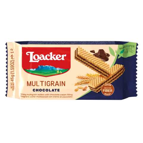 LOACKER -MULTIGRAN CHOCOLATE 45G