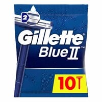 Gillette Blue II Men&#39;s Disposable 10 Razors