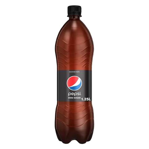 Pepsi Zero Carbonated Soft Drink Zero Calories & No Sugar Can 6 x 330 ml