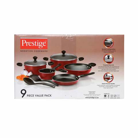 Prestige Non-Stick Cookware Set 9Pcs