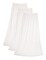 3- Pieces Full Length Soft inner Skirt Silk 100% with Elasticised Waistband Small Lace Women Off White L