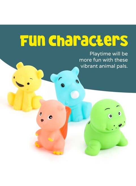 Moon Baby Educational Small Number Block Cubes Animal Toys For Toddlers &amp; Shapes, 47.5 X 9 X 23cm