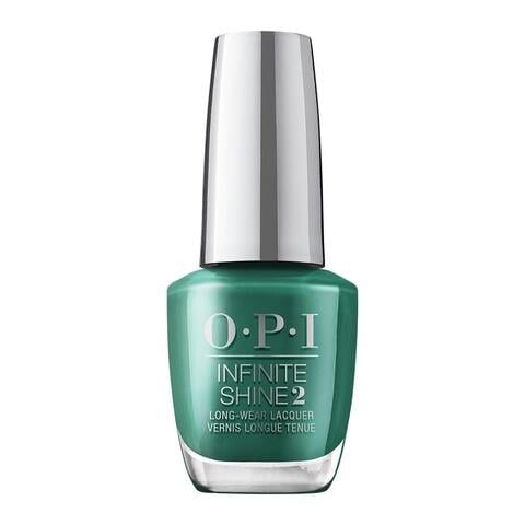 OPI Nail Polish, Infinite Shine Long-Wear Lacquer, Rated Pea-G, Green Nail Polish, 0.5 fl oz