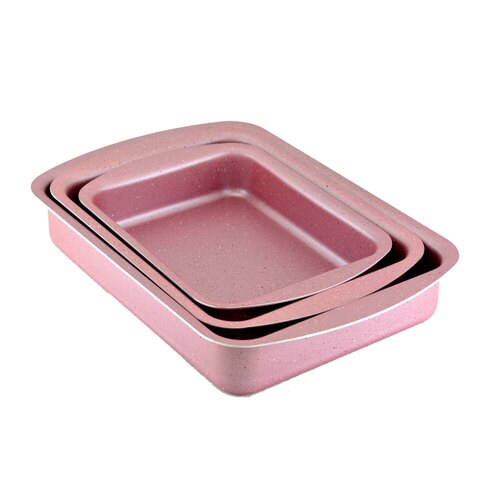 Pink baking clearance tray