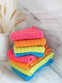 Lushh 100% Cotton Highly Absorbent Terry Kitchen Towel Set 40x 60 cm, 8PCS Set