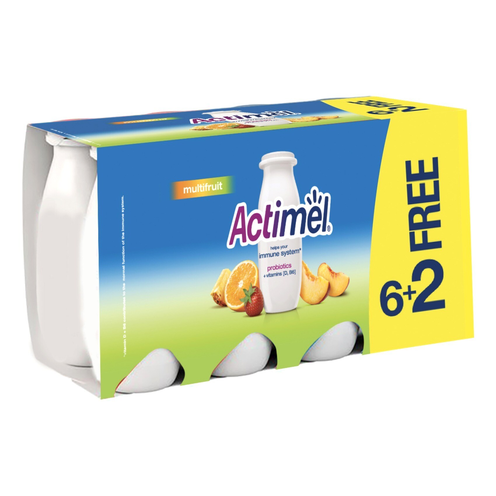 Actimel Multifruit 4-Pack PNG Images & PSDs for Download