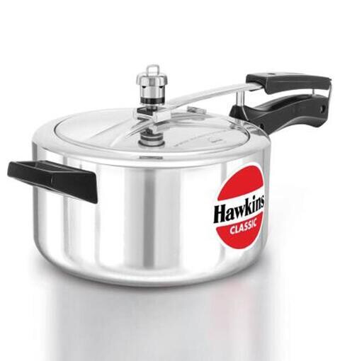 Hawkins Classic Aluminium Pressure Cooker - 4 Liters