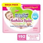 Buy Babyjoy mega pack sensitive skin wet wipes unscented x 48 x 4 in Saudi Arabia