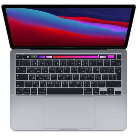 MacBook Pro 13-inch (2020) M1 8GB 512GB 8 Core GPU 13.3inch Space Grey English/Arabic Keyboard