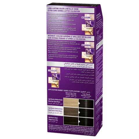 Schwarzkopf Palette Metallic Collection Intensive Hair Colour Cream 1-0 Black Diamond