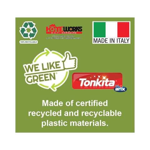 أريكس تونكيتا وي لايك غرين إيكولوجكا مكنسة تنظيف داخلية مع عصى صديقة للبيئة - أخضر