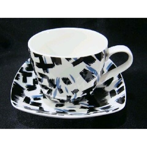Cup and Saucer 12 Pieces Coffee Set
