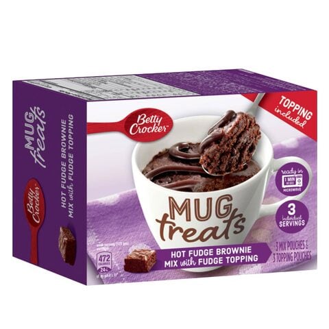 Buy Betty Crocker Mug Treat Fudge Brownie Mix 300g in Saudi Arabia