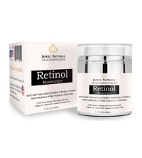 Jadole Naturals Beauty Retinol Moisturizer Cream For Face And Eye Area With Retinol Hyaluronic Acid Vitamin E And Green Tea, Night And Day Moisturizing - 1.7 Oz