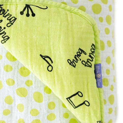 Yellow muslin hot sale blanket