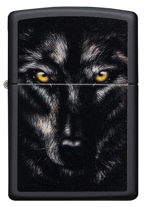 Zippo Lighter Model 218 Ci407954 Wolf Face