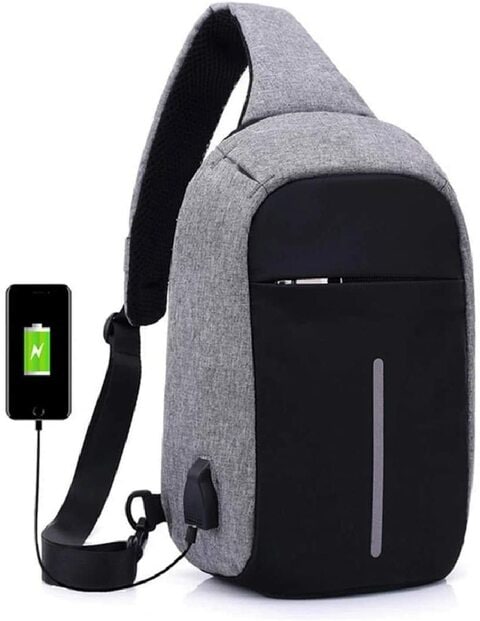 Buy Generic Anti Theft Design Mini Size One Strap Bag With Usb Charging Port in Saudi Arabia