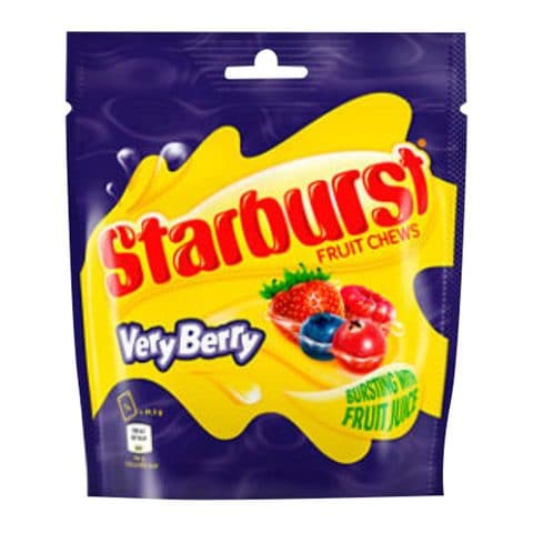 Buy Starburst Very Berry Fruit Chewing Gum 165g in Saudi Arabia