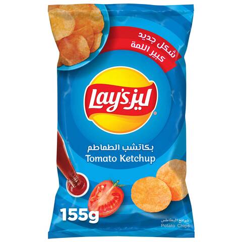 Lay&rsquo;s Tomato Ketchup Potato Chips, 155g