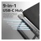 Promate PrimeBase-C 9-in-1 Multiport USB-C Hub With Laptop Stand Grey