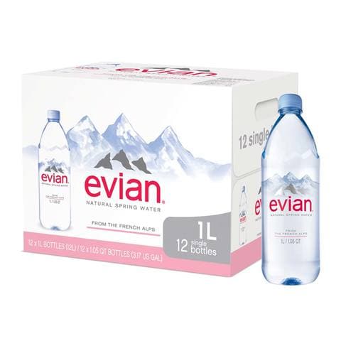 Evian Prestige Natural Spring Water 12 1l