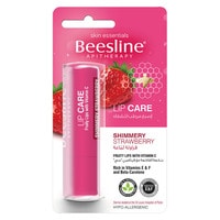 Beesline Shimmery Strawberry Lip Care Balm Pink 4g
