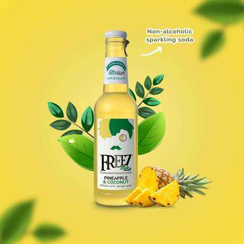 Freez Mix Carbonated Flavored Drink Pineapple And Coconut 275ml