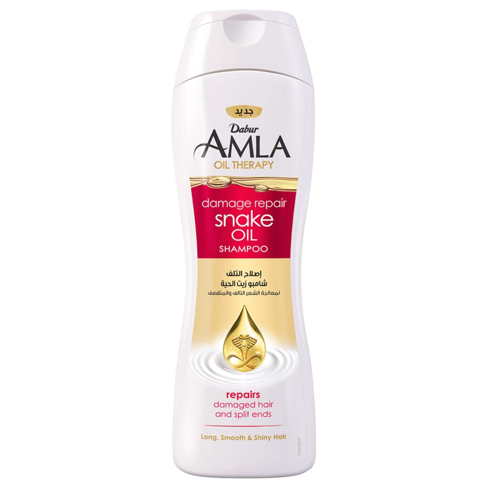 Buy Dabur Amla Nourishment Snake Oil Cream Shampoo 400ml Online - Shop  Beauty & Personal Care on Carrefour UAE