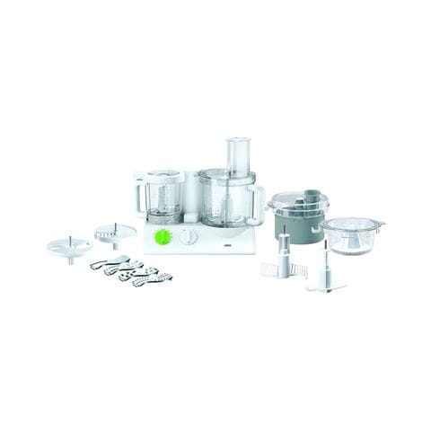 Braun Food Processor - 2 Liters - 600 Watt - White - FX3030