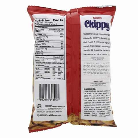 Jack &#39;N Jill Chippy Barbecue Corn Chips 110g