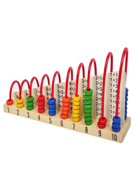 Generic Maths Learning Shelf Calculation Abacus 28 x 11centimeter