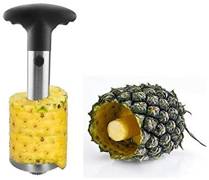 Pineapple Corer, Stainless Steel Pineapple Slicer Cutter Peeler, Easy  Kitchen Gadget Tool Fruit Pineapple Stem Remover and Wedger with free 8  Slices price in Saudi Arabia,  Saudi Arabia