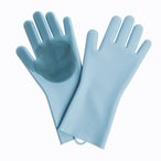 Buy Generic-Magic Silicone Cleaning Gloves Insulation Non-slip Dishwashing Glove Double-sided Wear Gloves For Home Kitchen in UAE