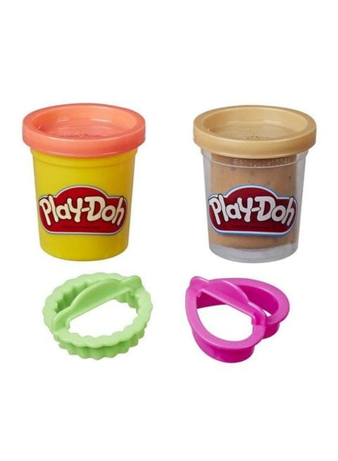 Hasbro Play-Doh Cookie Canister Play Food Set Multicolour Pack of 2
