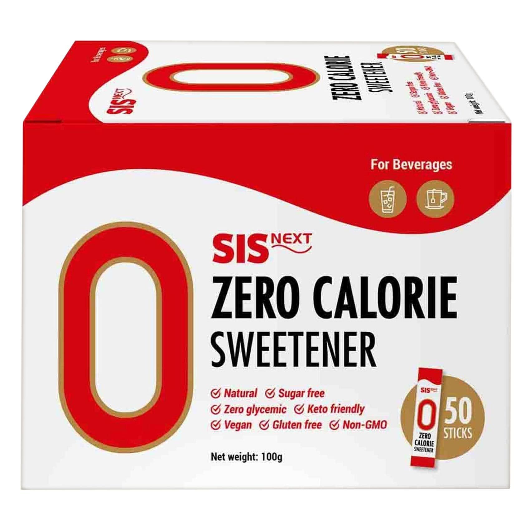 Buy Sis Next Sweetner Sticks Zero Calorie 100g Online