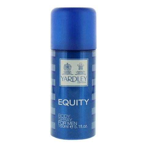 Yardley equity body spray for men 150 ml