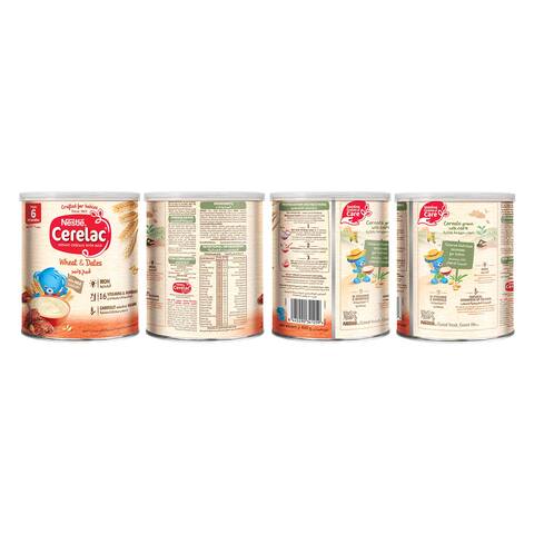 Cerelac wheat &amp; dates for babies from 6 months 400 g