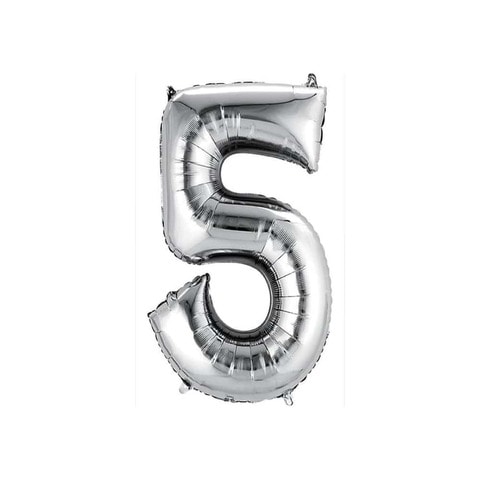 Where to buy silver number deals balloons