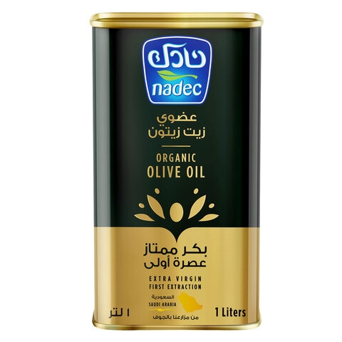 Buy Nadec Organic Extra Virgin Olive Oil 1L in Saudi Arabia