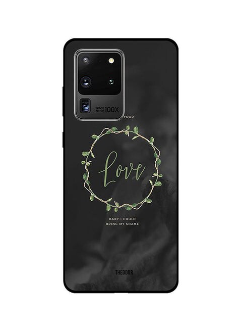 Theodor - Protective Case Cover For Samsung Galaxy S20 Ultra Black/Grey/Green