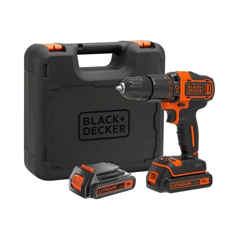 Buy Black+Decker 2 Speed Hammer Drill 18V With 2 Batteries And Kit