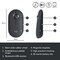 Logitech Pebble M350 Wireless Bluetooth Mouse Graphite