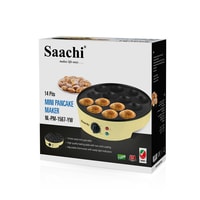 Saachi 14 Pits Mini Pancake Maker NL-PM-1567-YW