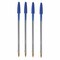 BIC Cristal Ballpoint Stick Pen Blue 4 count