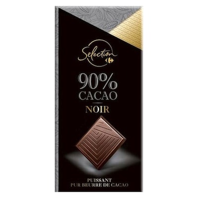 Buy Carrefour Selection 80% Cocoa Dark Chocolate Bar 80g Online